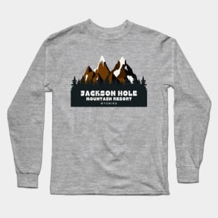 Jackson Hole Mountain Resort, Wyoming U.S.A. Gift Ideas For The Ski Enthusiast. Long Sleeve T-Shirt